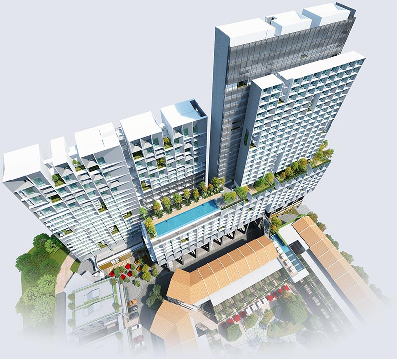 property bird eye view